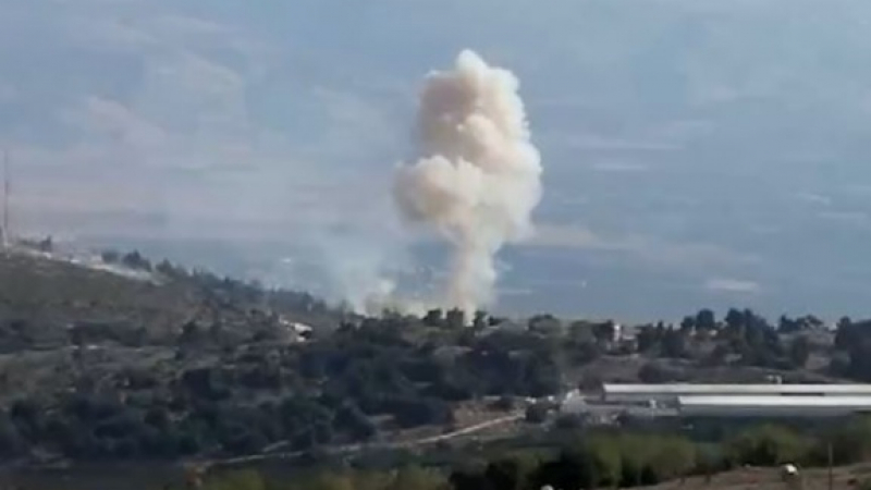 "Хизбула" удари с ракета "Буркан" израелски военен лагер, Израел обяви за мощна атака срещу...