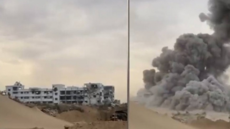 Израелските сили взривиха парламента на Хамас в ивицата Газа, а в Сирия бяха ударени US бази ВИДЕО