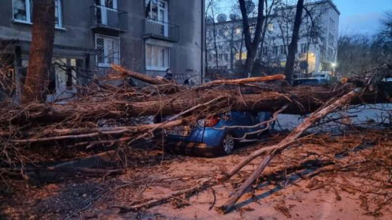 В Пловдив е страшно, стихията помита всичко по пътя си 