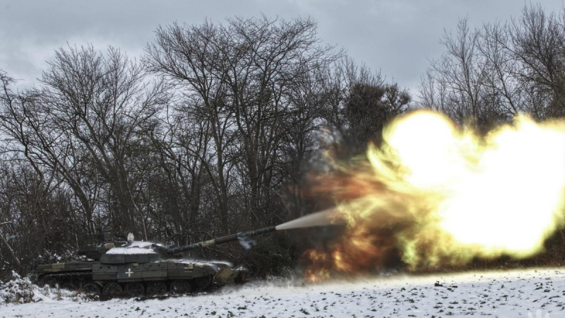 Ожесточени сражения на 3 км от Авдеевка в сняг и лоша видимост