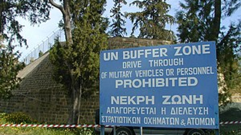 Военен конфликт тлее в буферната зона на о-в Кипър, Никозия с извънредни и тайни мерки КАРТА