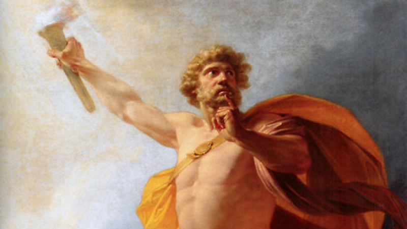 Урок по митология: Защо Зевс се страхува единствено от Прометей