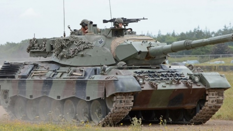 Показаха как ВСУ използват танковете Leopard 1 на фронтовата линия ВИДЕО
