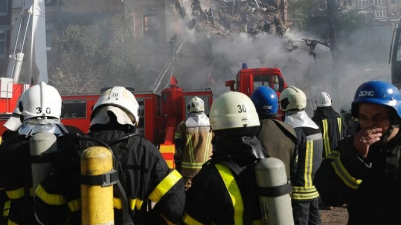 Силни експлозии тази сутрин в Киев след руски въздушен удар