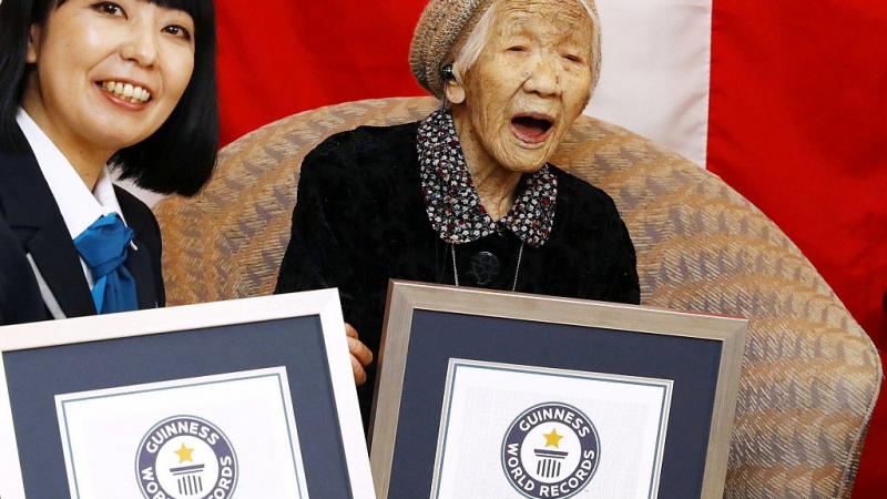 Най-възрастната японка почина на рекордна възраст