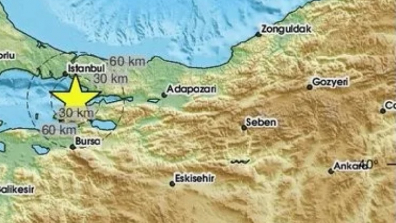 Земетресение разлюля Истанбул, предизвика паника сред населението