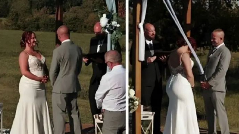Младоженец шокира сватбарите си с това изречение ВИДЕО