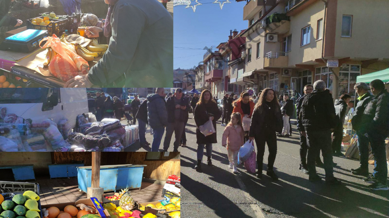 В това наше село пазарът е като в Одрин: Народни цени, блъсканица и опашки за всичко СНИМКИ