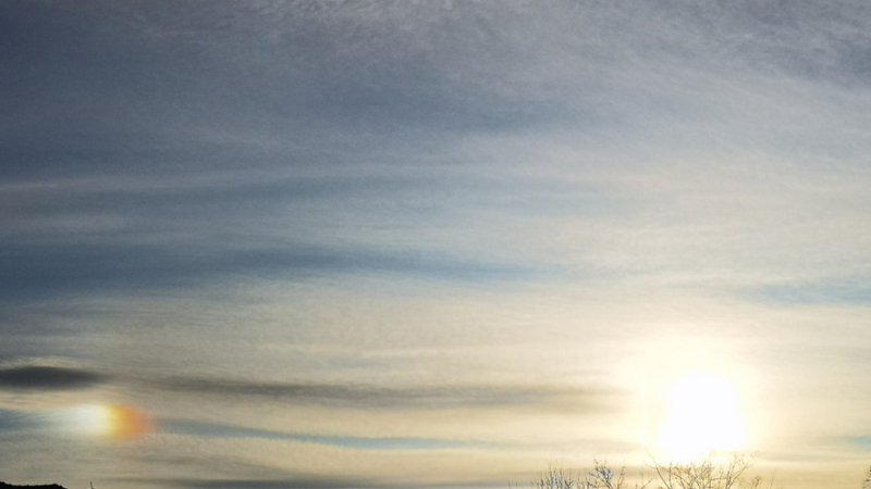 Феноменът Хало: Лъжливо слънце изгря над наш град