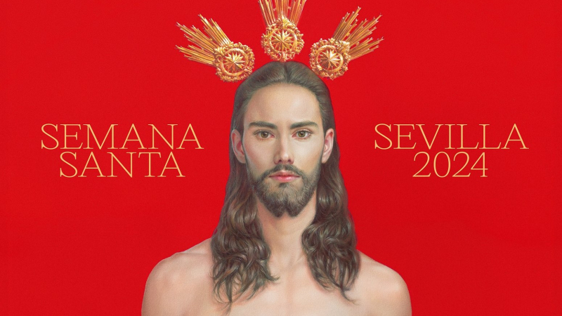 Скандал в Испания заради плакат на "красив" Христос СНИМКА