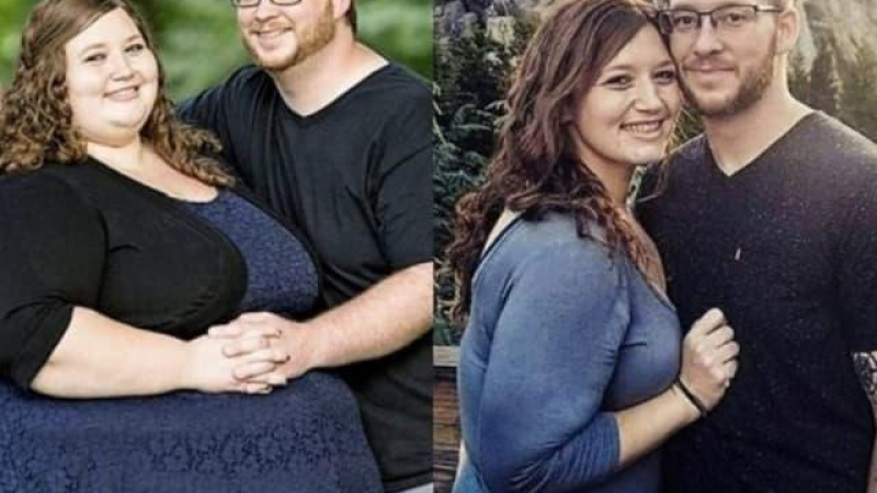 Влюбени свалиха 150 кг след сватбата, шокиращи СНИМКИ преди и след