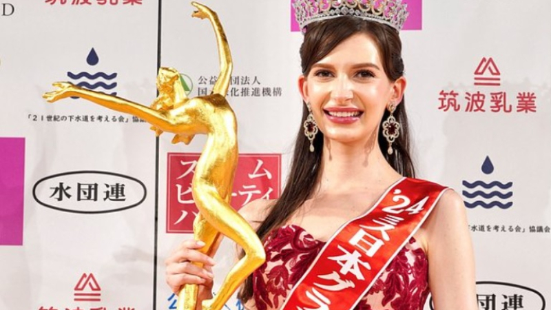 Украинката, която стана "Мис Япония", върна титлата, защото била любовница на... СНИМКИ