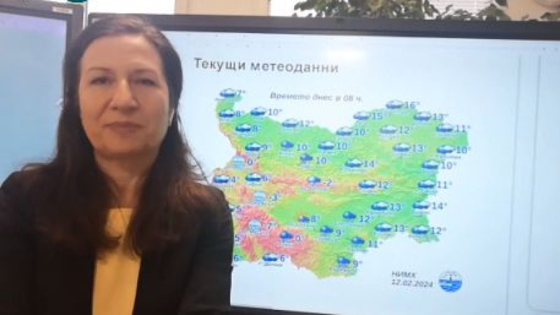 Анастасия Стойчева от НИМХ ни шашна с прогноза за прах от Сахара и още сняг ВИДЕО