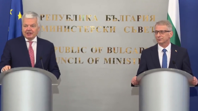 Премиерът Денков и еврокомисар Рейндерс с важен извод за България ВИДЕО
