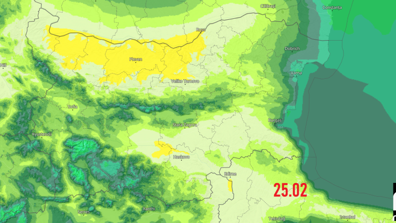 Meteo Balkans смая с прогноза, изпращаме февруари с голяма  аномалия
