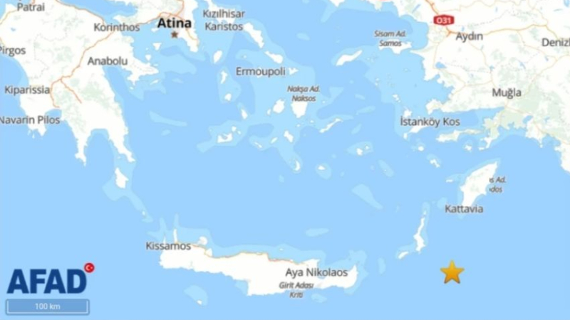 Ново силно земетресение събуди гърците КАРТА