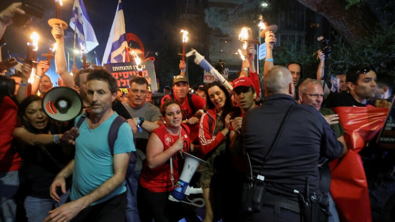 Безредици: Протестиращи в Израел се опитаха да влязат в къщата на премиера Нетаняху ВИДЕО