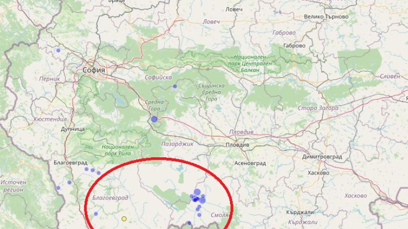 Какво става?! Три земетресения разлюляха България за часове