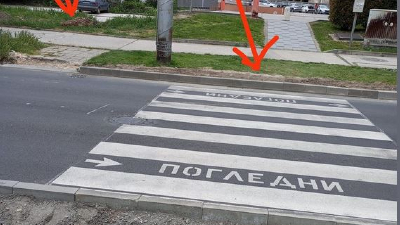 Такава "зебра" има само в Пловдив, виждали ли сте по-голямо безумие? СНИМКА