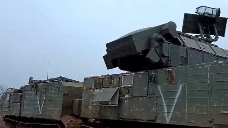 Украински артилеристи унищожиха рядък руски "ТОР-М2ДТ" ВИДЕО