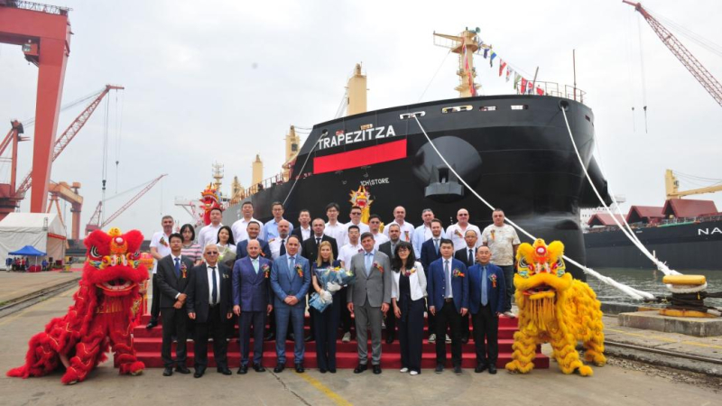 „Параходство БМФ“ получи третия си за тази година 45 000-тонен кораб