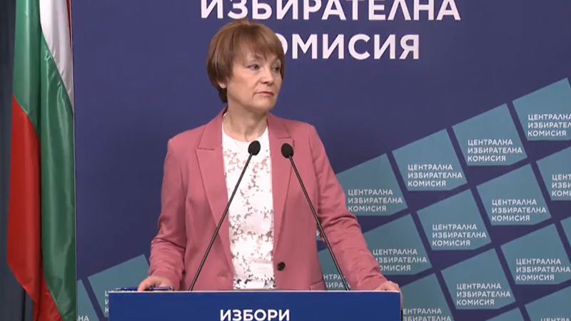 Росица Матева каза кога ЦИК ще обяви официалните резултати от изборите