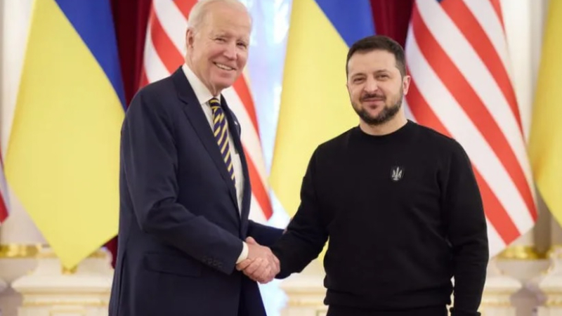 САЩ и Украйна ще сключат пакт за сигурност, Г-7 ще подпомогнат Киев с руски активи