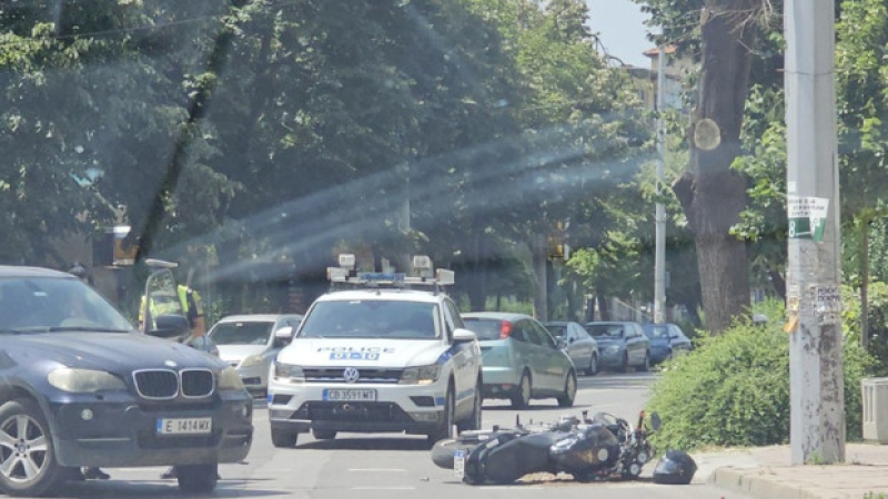 Кръв на пътя: Мощен джип BMW потроши моторист в Благоевград