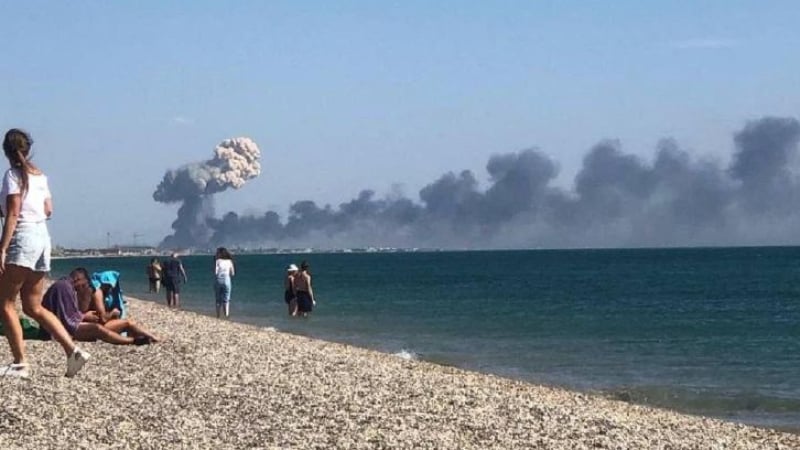 Ужасът на войната: Ракета падна на известен плаж на Черно море, има убити и ранени