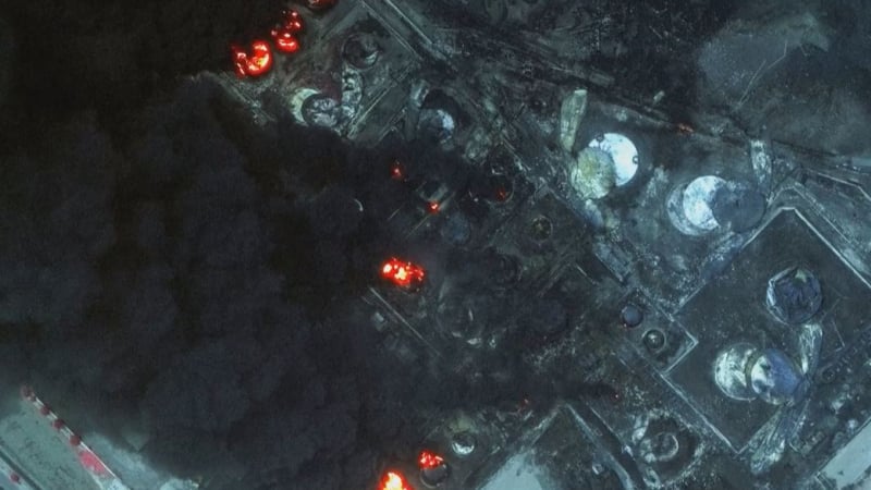 Сателитни СНИМКИ показаха щетите от удара на Израел по Йемен ВИДЕО