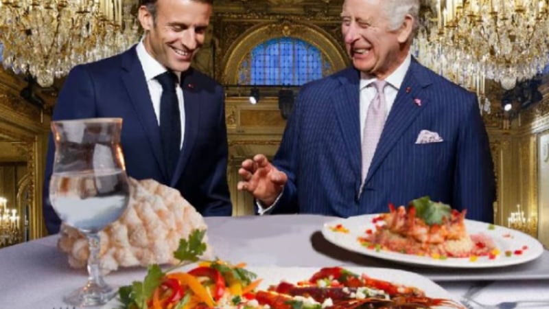 С какво гости Макрон Чарлз III на вечеря за 500 000 евро