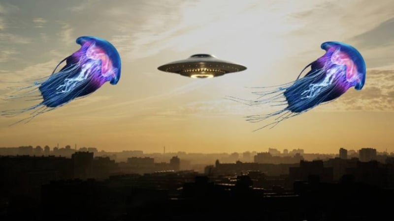 Извънземни медузи нападат Земята, уфолози бият тревога! ВИДЕО