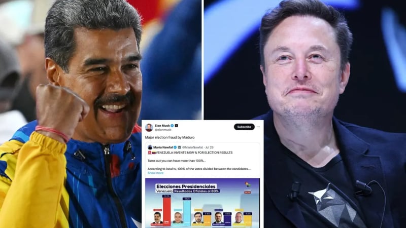 Мадуро скочи на Мъск - иска да го бие заради данните, които извади 