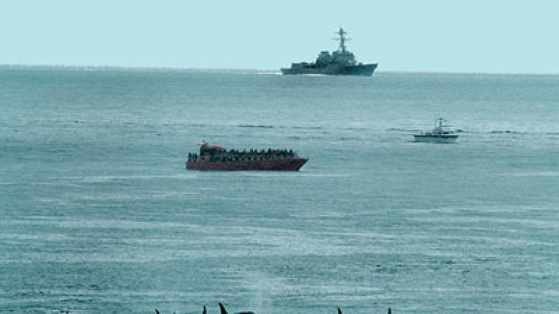 Американската флота ограничава използването на сонари