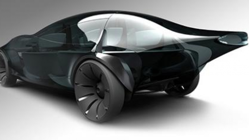 Една стъклена концепция за колата на бъдещето