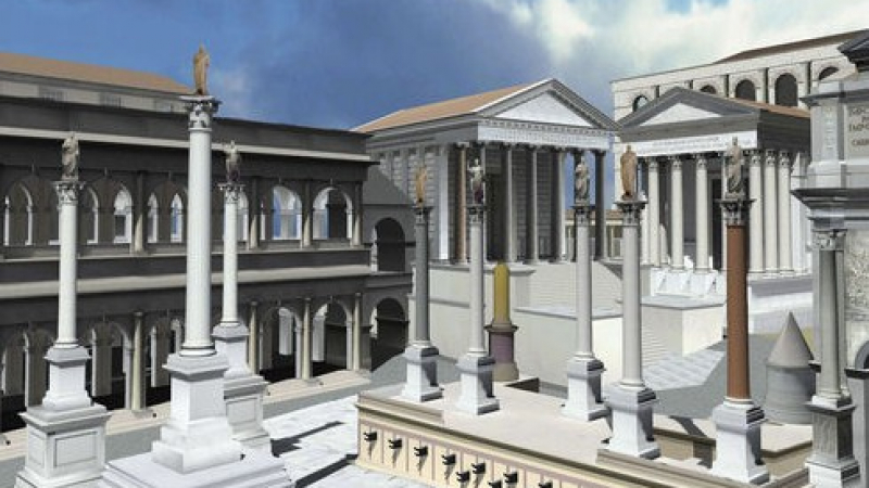 Създадоха виртуален модел на Древния Рим