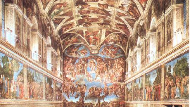 Книга за тайния смисъл на фреските на Микеланджело в Сикстинската капела излиза у нас