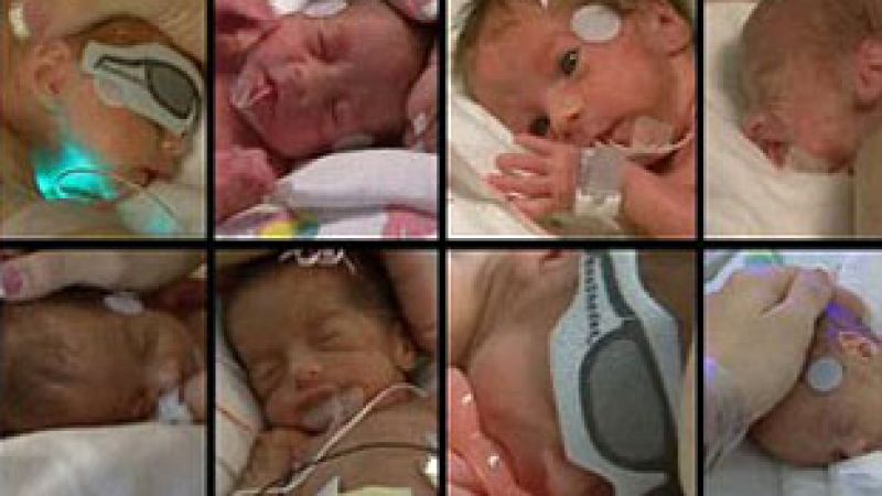 Първите снимки на осемте близначета