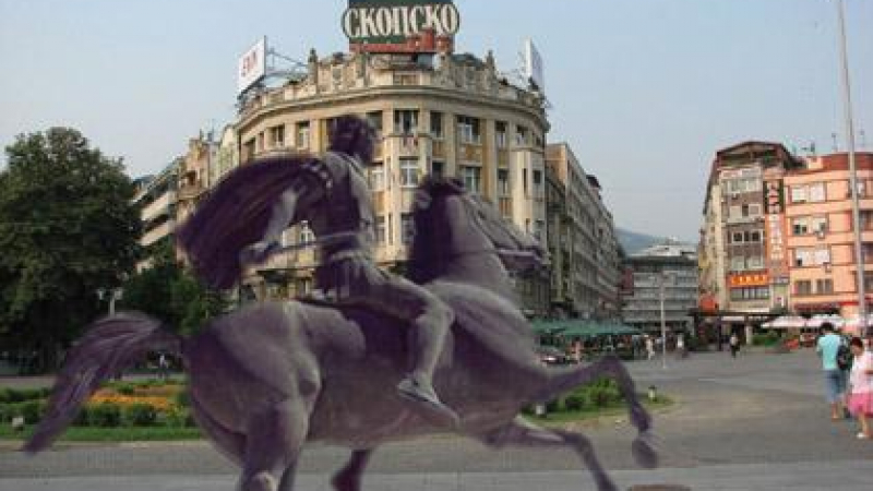 Александър Македонски ще пее песни на Тоше Проески в центъра на Скопие