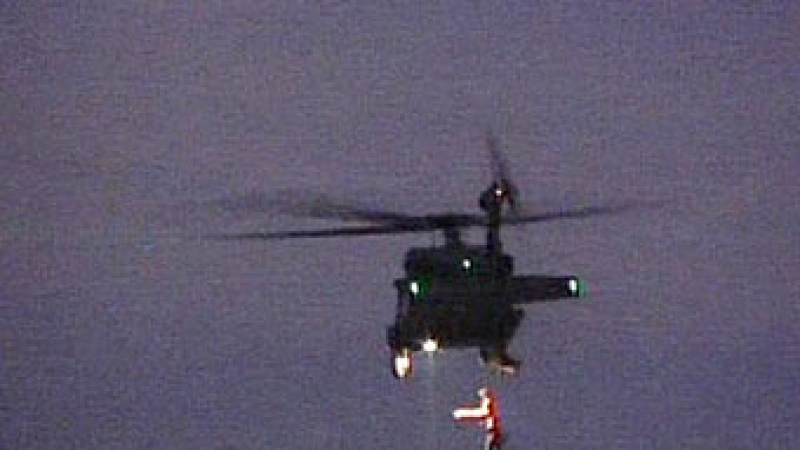 Спасители изпуснаха пострадал от хеликоптера