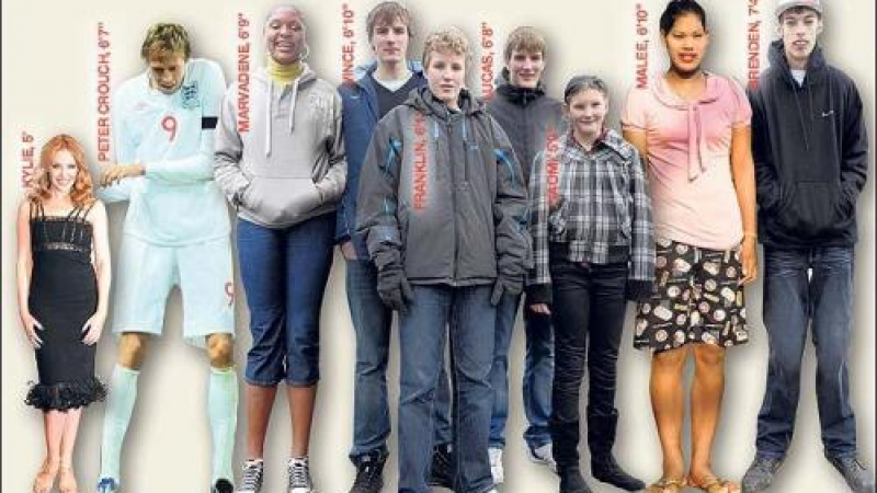 Най-високите тийнейджъри в света