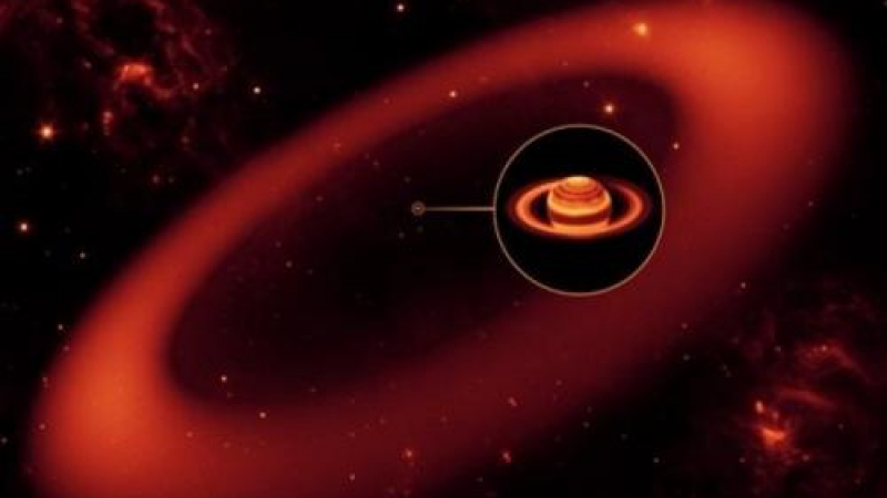 Откриха най-огромния пръстен на Сатурн