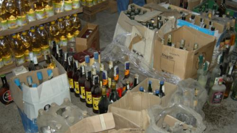 Антимафиоти конфискуваха 9 000 бутилки алкохол