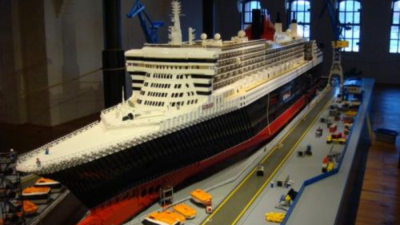 Построиха най-големият кораб с плочки Лего