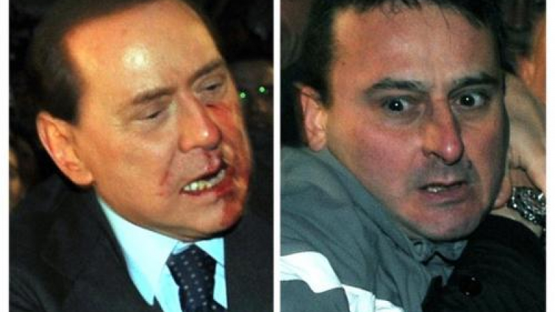 Нападателят на Берлускони му се извини
