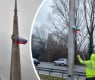 Лъсна истината за окачените руски знамена по бул. "Цариградско шосе" в София