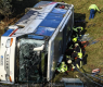 Жестока автобусна катастрофа в Германия, има много ранени