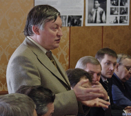 Георги Първанов се срещна с легенда на руския шах