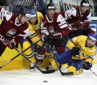 Швеция би Латвия с 4:2 на Световното по хокей на лед
