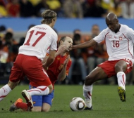 Испания - Швейцария 0:1, мачът по минути